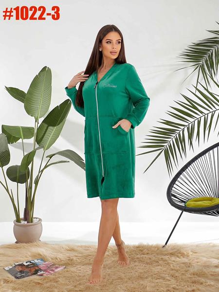 Халат Romeo life (46-52) 1022-3 green (деми)