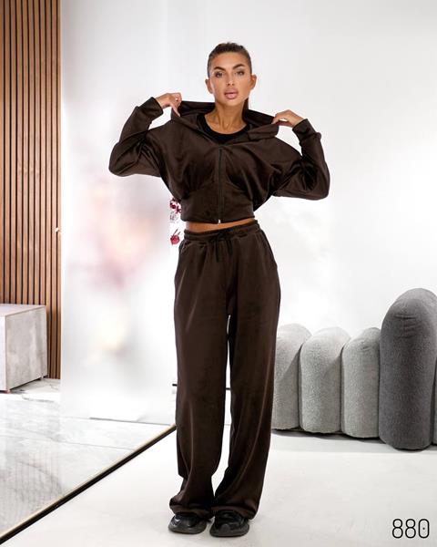 Костюм спорт Romeo life (40-50) 880 brown (деми)