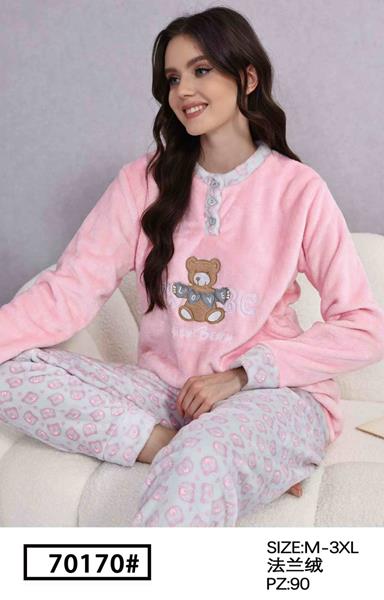 Пижама Romeo life (M-3XL) 70170 pink (зима)