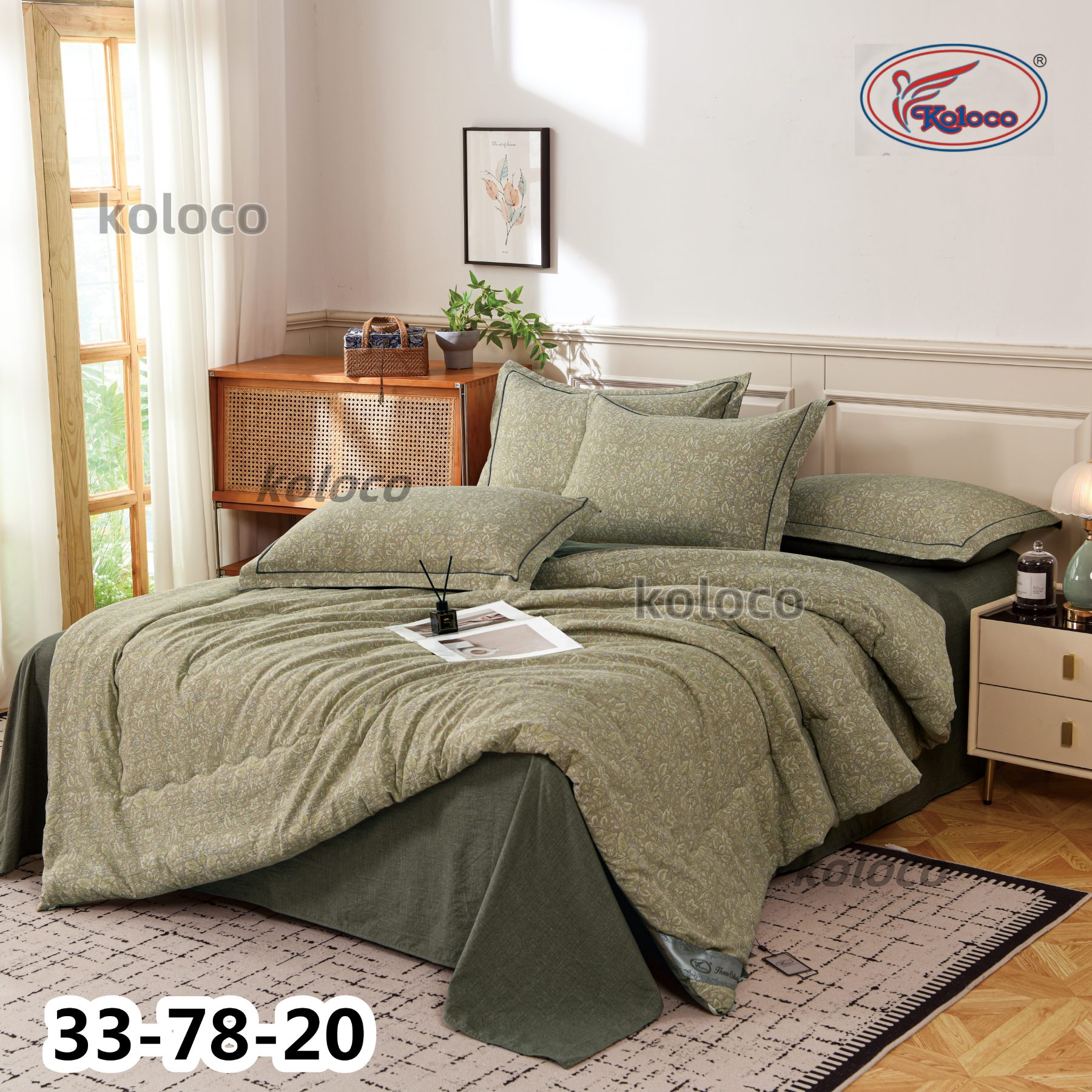 Постельное белье Koloco (200*230) 33-78-20 (деми)