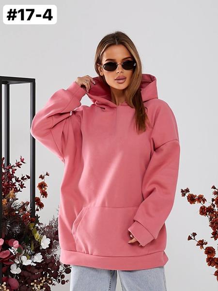 Худи BAT (one size) 17-4 pink (зима)