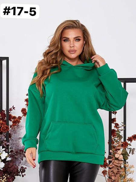 Худи BAT (one size) 17-5 green (зима)