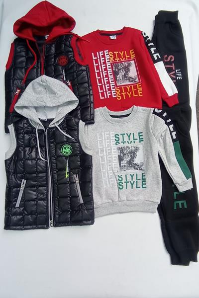 Костюм спорт Meloria (5-8) ML2583 grey (деми)