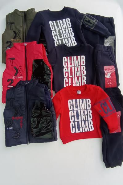 Костюм спорт Meloria (2-5) ML2589 red-navy (деми)