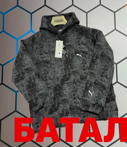 Худи Alex Clothes (S-2XL) 6153 black (зима)