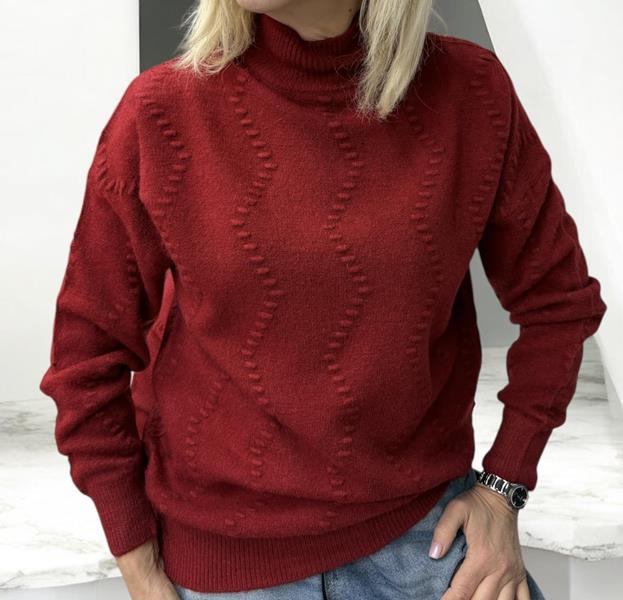 Свитер Elena&Vika (46-52) 24040 terrakot (зима)