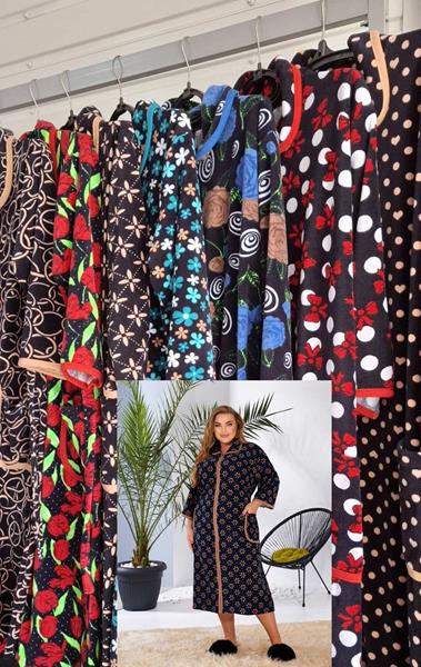 Халат Alberk (56-60) AL39 mix (деми)