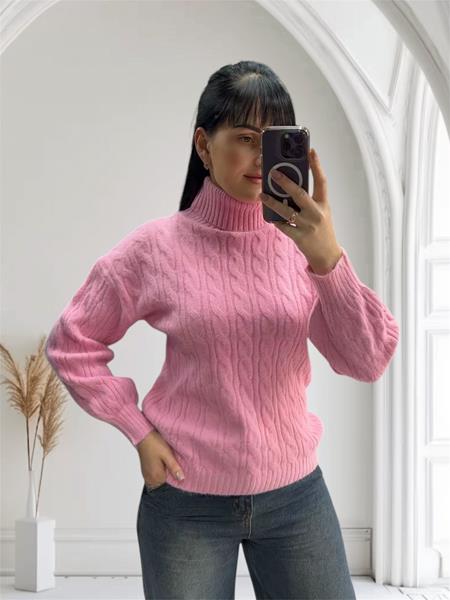 Свитер LeVisha (46-50) 24027 pink (зима)