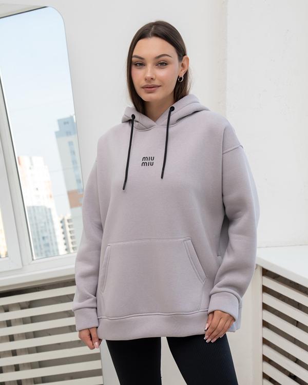 Батник AZNA (S-XL) КЗ02 l.grey-black (зима)