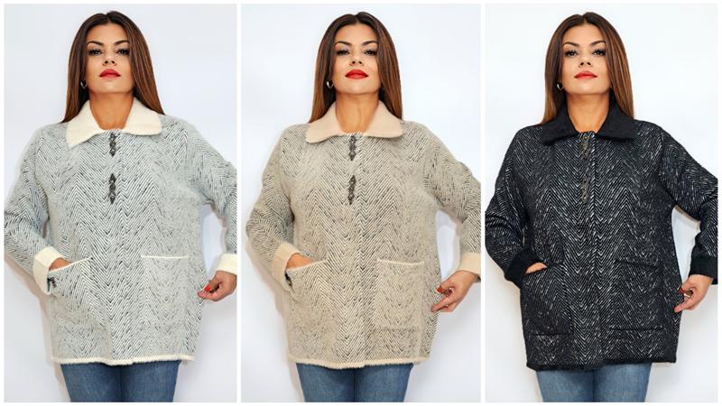 Кофта Biblos (52-56) 2259 mix (зима)