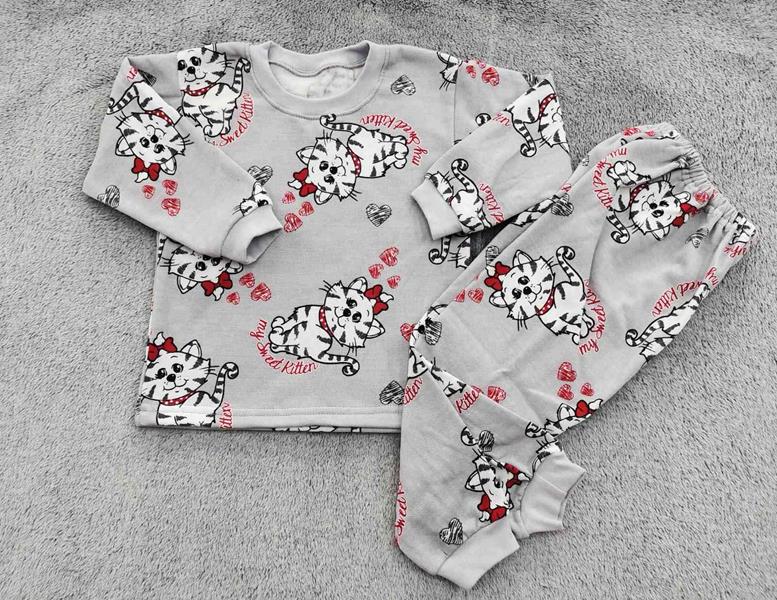 Пижама Boys&Girls (28-34) BG495 grey (зима)