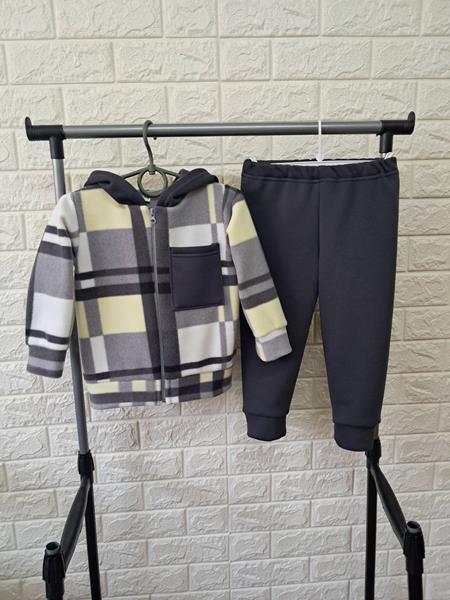 Костюм спорт Boys&Girls (1-3) BG518 grey (зима)