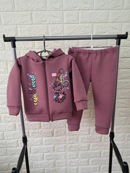 Костюм спорт Boys&Girls (1-3) BG520 powder (деми)