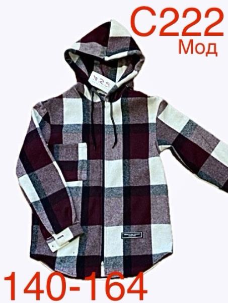 Рубашка Надийка (140-164) ND141-C222 wine (деми)