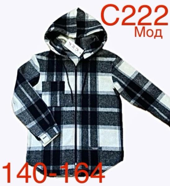 Рубашка Надийка (140-164) ND143-C222 navy (деми)