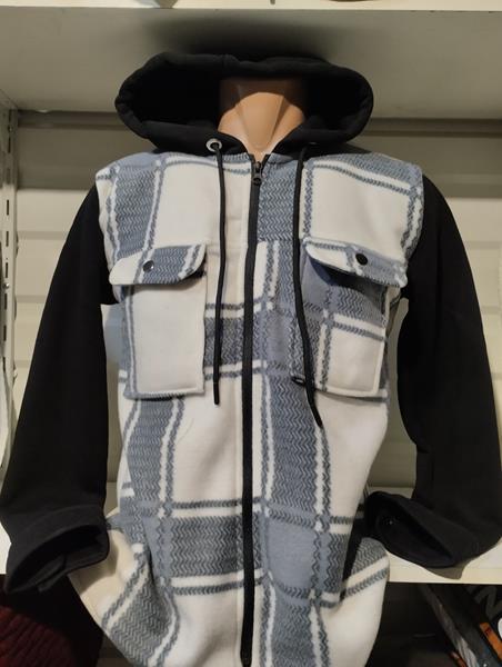 Рубашка Panda (S-2XL) 1376 grey (зима)