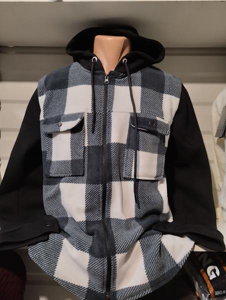 Рубашка Panda (S-2XL) 1377 grey (зима)