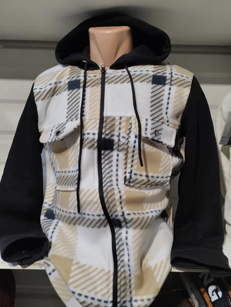 Рубашка Panda (S-2XL) 1378 beige (зима)