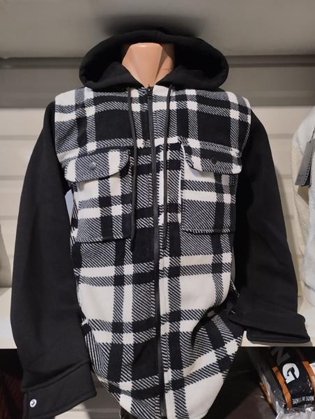 Рубашка Panda (S-2XL) 1380 black (зима)