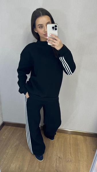 Костюм спорт Valentina (42-52) 084 black (зима)