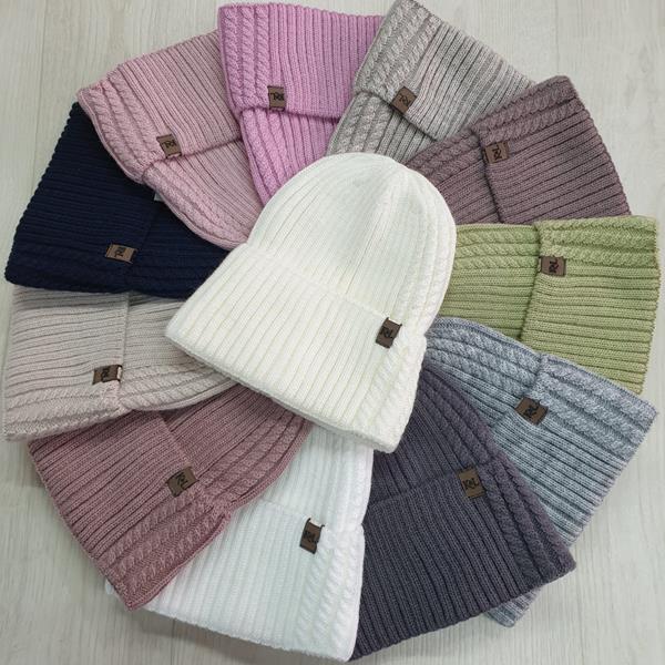 Шапка Candy (56-60) CN1428 mix (зима)