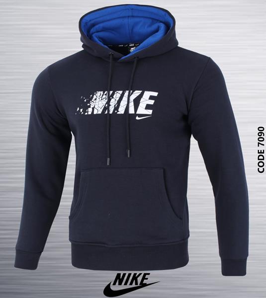 Худи AZT (S-2XL) NK7090-2 navy (зима)