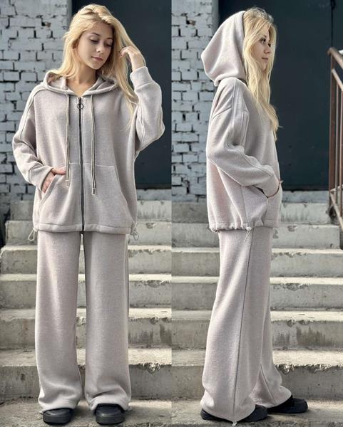 Костюм спорт Karolina (32-42) KR304 beige (деми)