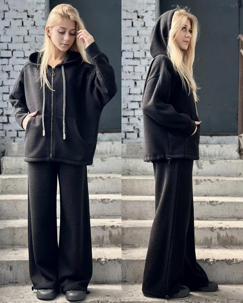 Костюм спорт Karolina (32-42) KR305 black (деми)