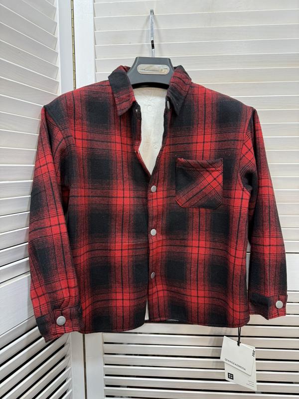 Рубашка Major (110-150) 8101 red-black (зима)