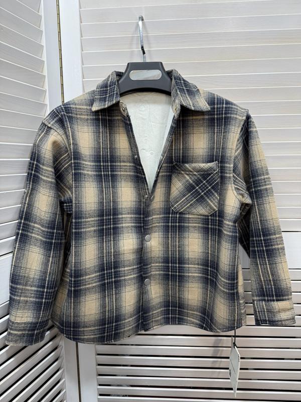 Рубашка Major (110-150) 8101 grey-beige (зима)