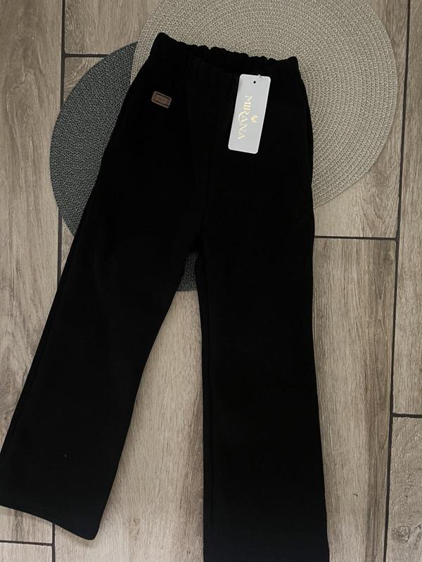 Штаны спорт SunnyTot (122-140) S1 black (зима)