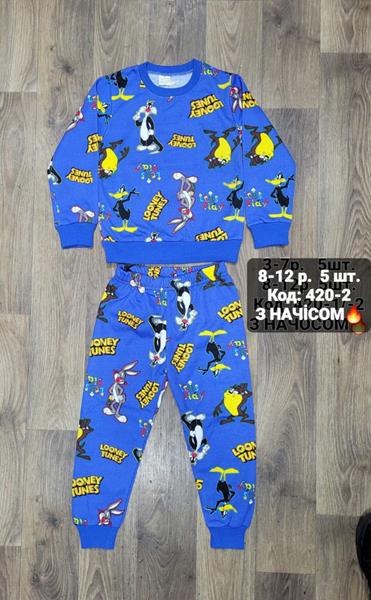 Пижама iBamBino (8-12) 420-2 blue-yellow (зима)