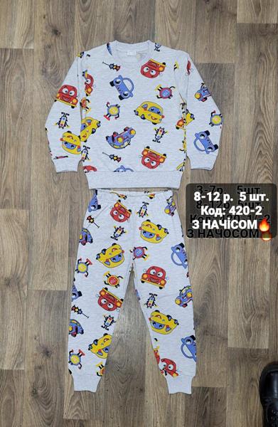 Пижама iBamBino (8-12) 420-2 grey (зима)