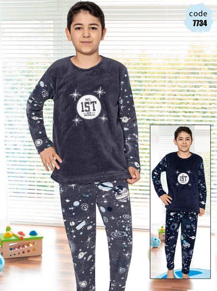 Пижама iBamBino (5-8) 7734 navy (зима)