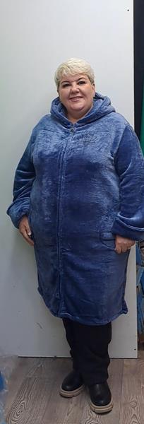 Халат Romeo life (54-60) RL742 blue (зима)