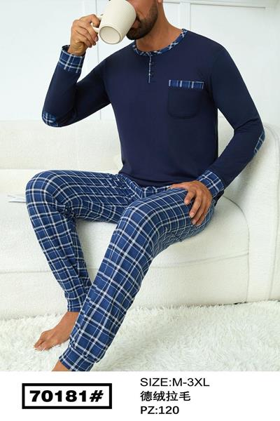 Пижама Fili Wear (M-3XL) 70181 navy (зима)