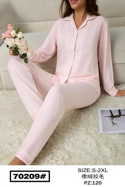 Пижама Fili Wear (M-3XL) 70209 pink (зима)