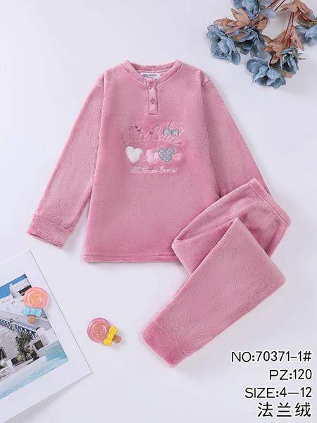 Пижама Fili Wear (4-12) 70371-1 pink (зима)