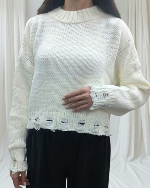 Свитер Julia (one size) JL57 white (зима)
