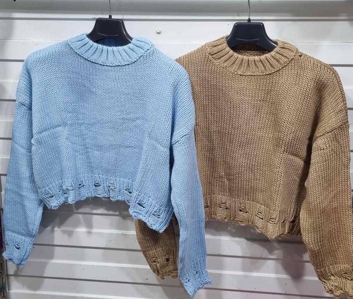 Свитер Julia (one size) JL59 brown (зима)