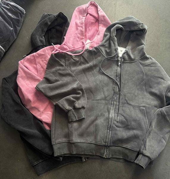 Кофта спорт Lora (one size) LR661 black (деми)