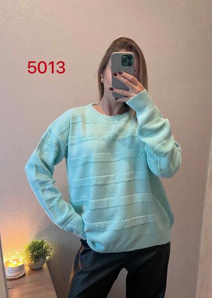 Свитер FSN (48-52) 5013-3 l.blue (зима)