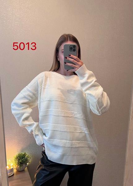 Свитер FSN (48-52) 5013-3 white (зима)