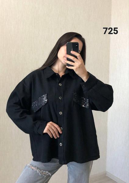 Рубашка FSN (50-54) 725 black (деми)