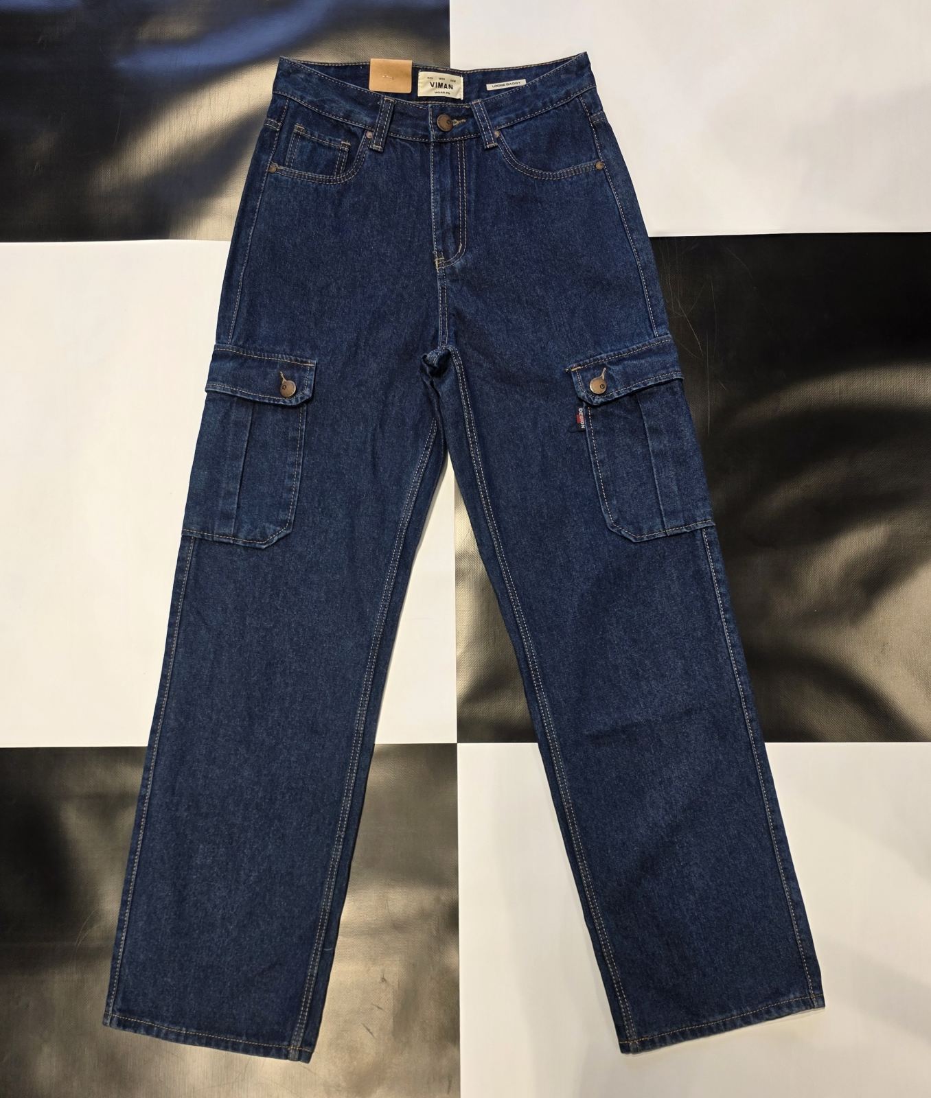 Джинсы God Baron (29-38) LY 006D blue (деми)