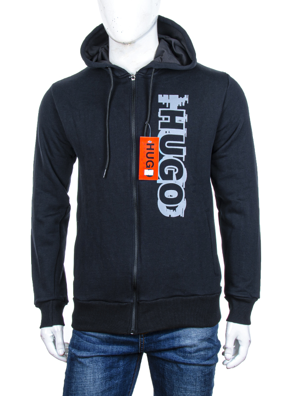 Кофта спорт Denis sport (48-54) Батник HG2 black (зима)