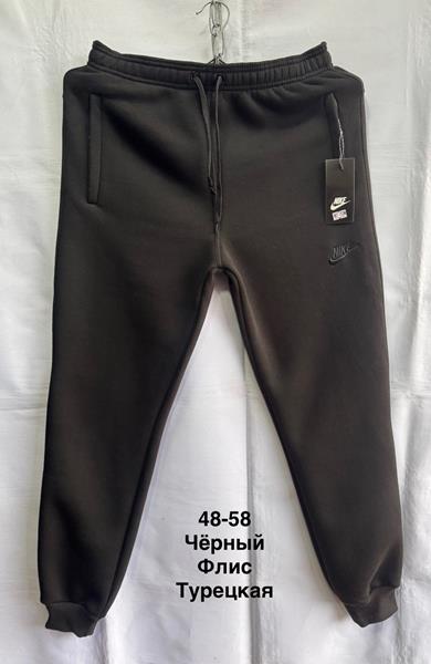 Штаны спорт Minh (48-58) MH1399 black (зима)