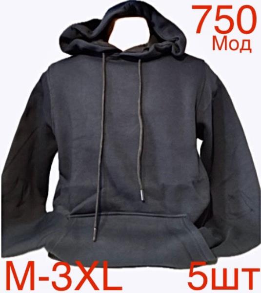 Худи Надийка (M-3XL) ND206-750 navy (зима)