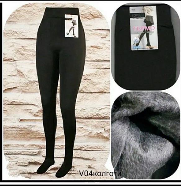 Колготы Redoor (XL-5XL) V04 black (зима)