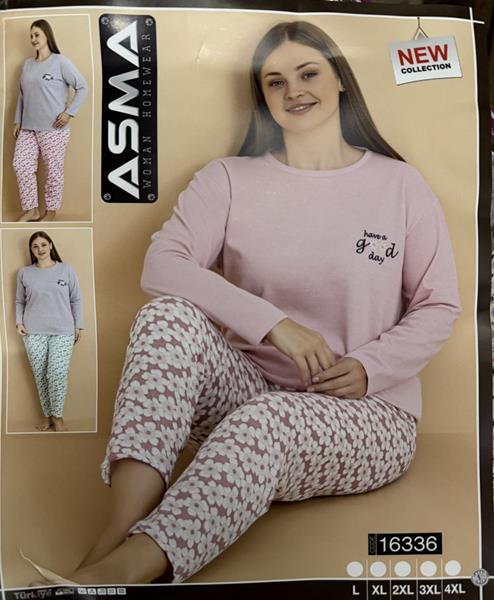 Пижама HomeWear (L-4XL) 16336 mix (зима)